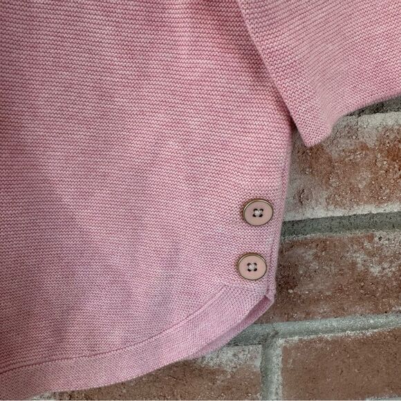 Talbots Knit Sweater Button Detail NEW Women’s Plus 3X Pink - Picture 5 of 11